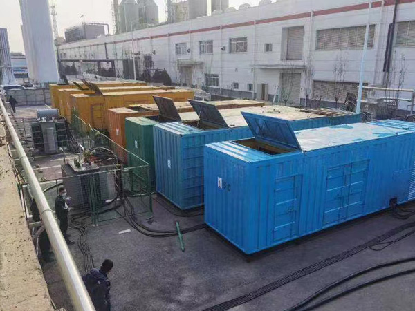 怀化柴油发电机出租案例展示
